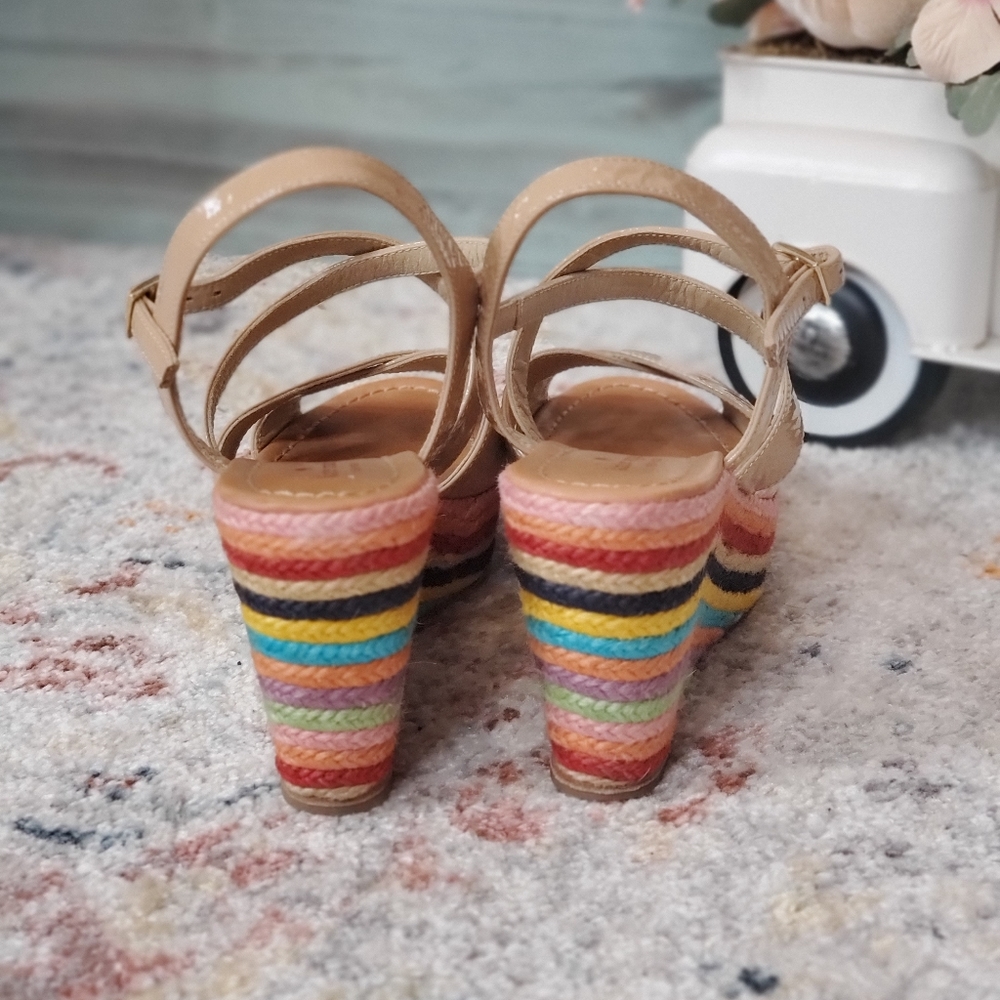 Kate Spade Rainbow Wedge Espadrilles - Picture 4 of 4